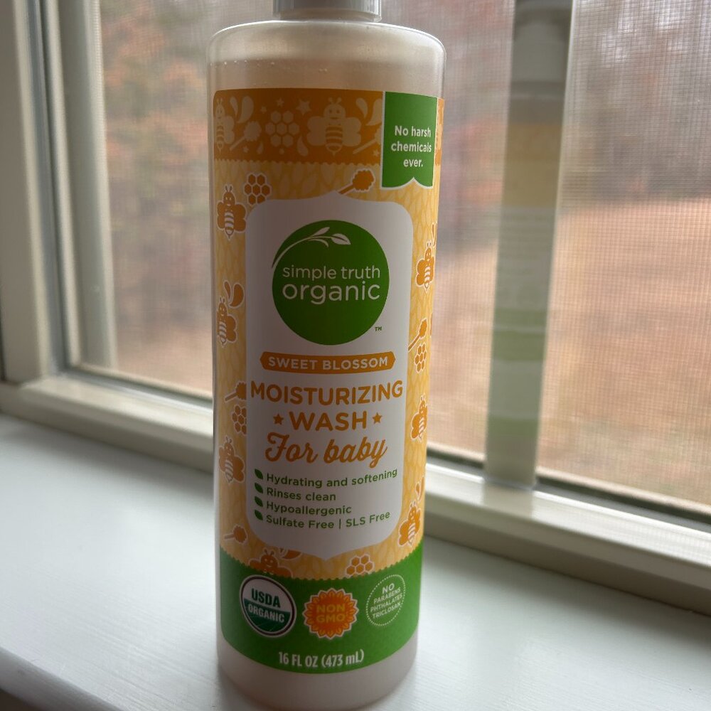 Simple Truth Organic Sweet Blossom Moisturizing Baby Wash Non Gmo 16 fl oz